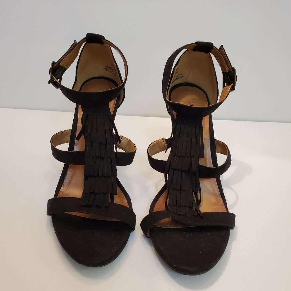 Christian Siriano, 3.75 " stilettos heels with ankle strap, good condition